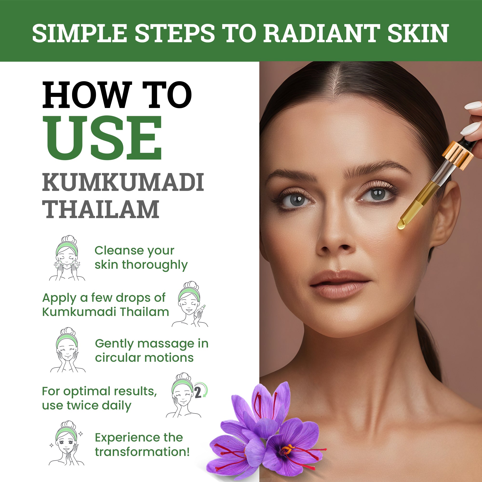 Premium Kumkumadi Thailam ( 25% Extra Saffron & Goat Milk )